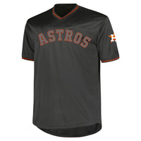 Houston Astros Charcoal Big & Tall Pop Fashion Jersey