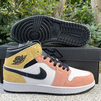 Mid Top Sneakers, Pink Colorway, Lace Up Design, Casual Gift for Sneaker Fans