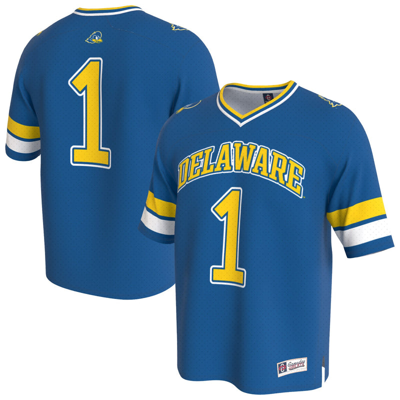 Delaware Fightin' Blue Hens Lightweight Collegiate Football Fashion Jersey - Royal