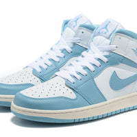 Sneakers, Blue White Colorway, Lace Up Design, Casual Gift for Sneaker Fans