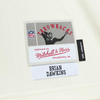 Philadelphia Eagles Brian Dawkins Cream Chainstitch Legacy Jersey