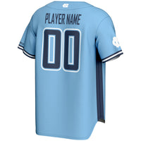 North Carolina Tar Heels NIL Pick-A-Player Baseball Lightweight Jersey - Carolina Blue