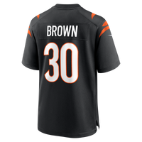 Cincinnati Bengals Chase Brown Black Team Game Jersey