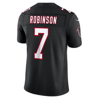 Atlanta Falcons Bijan Robinson Black Alternate Throwback Stitched Limited Jersey