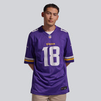 Minnesota Vikings Justin Jefferson Purple Player Game Jersey