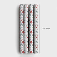 Sporty Christmas Gift Wrap, Santa Pickleball Wrapping Paper, Watercolor Santa Claus Holiday Wrapping Paper, Pickleball Player Gift Wrap
