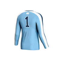 North Carolina Tar Heels #1 Lightweight Volleyball Fashion Jersey - Light Blue