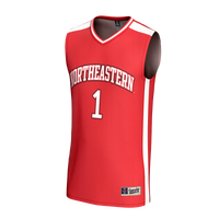 #1 Northeastern Huskies Lightweight Collegiate Basketball Fashion Jersey - Red