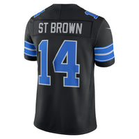 Detroit Lions Amon-Ra St. Brown Black Alternate Stitched Limited Jersey