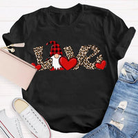 Festive Holiday Graphic T-Shirt, Christmas Leopard Print Santa Claus Shirt, Retro Cheetah Santa Tee, Adorable Xmas Season Unisex Present Top
