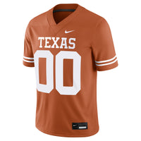 Texas Longhorns Custom Football Game Jersey - Texas Orange