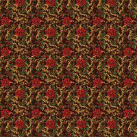 Floral Christmas Gift Wrap Roll, Poinsettia Holiday Wrapping Paper, Winter Botanical Gift Wrap, Elegant Seasonal Festive Wrapping Paper