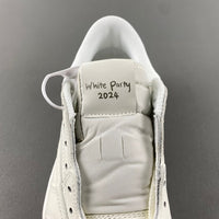 Low Top Sneakers, White Colorway, Reverse Hook Design, Lace Up Design, Casual Gift for Sneaker Fans