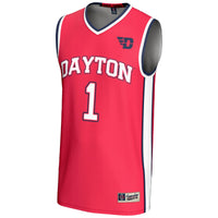 #1 Dayton Flyers Lightweight Basketball Jersey - Red