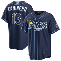2026 All-Star Game Tampa Bay Rays Junior Caminero Navy Replica Jersey