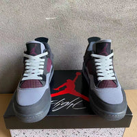 Mid Top Sneakers, Gray Black Colorway, Lace Up Design, Casual Gift for Sneaker Fans