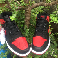 Sneakers, Black Red Colorway, Lace Up Design, Casual Gift for Sneaker Fans