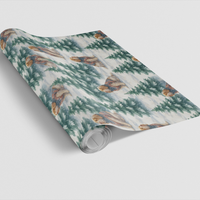 Festive Spaniel Dog Gift Wrap, Clumber Spaniel Christmas Wrapping Paper, Adorable Dog Holiday Wrapping Paper, Xmas Dog Lover Present Paper Roll