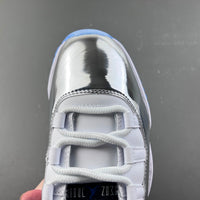 Retro Low Top Sneakers, Silver Colorway, Lace Up Design, Casual Gift for Sneaker Fans