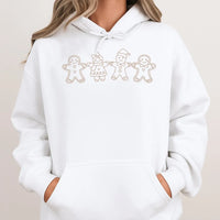 Adorable Christmas Baking Hoodie, Gingerbread Cookies Hoodie, Holiday Baker Cookie Hoodie, Festive Winter Sweatshirt, Xmas Present for Cook