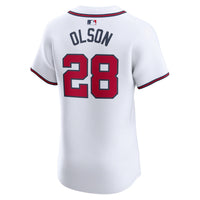 Atlanta Braves Matt Olson White Home Elite Player Jersey