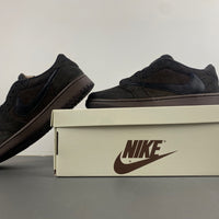 Low Top Sneakers, Black Brown Colorway, Lace Up Design, Casual Gift for Sneaker Fans