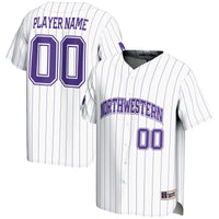 Northwestern Wildcats NIL Pick-A-Player Lightweight Baseball Jersey - White