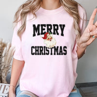 Retro Santa Claus Shirt, Vintage Merry Christmas Santa T-Shirt, Festive Xmas Graphic Tee, Adorable Christmas Graphic T-Shirt, Holiday Present