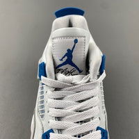 Low Top Sneakers, Blue White Gray Colorway, Lace Up Design, Casual Gift for Sneaker Fans