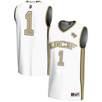 #1 UCF Knights Lightweight Basketball Jersey - White