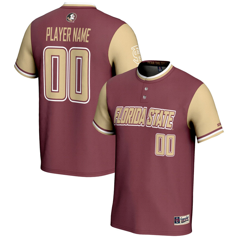 Florida State Seminoles NIL Pick-A-Player Lightweight Softball Jersey - Garnet