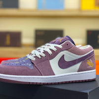 Low Top Sneakers, Purple Colorway, Lace Up Design, Casual Gift for Sneaker Fans