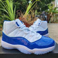 Sneakers, Royal Blue White Colorway, Lace Up Design, Casual Gift for Sneaker Fans