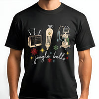Medical Equipment Jingle Bells Shirt, Nurse Christmas T-Shirt, Humorous RN Hospital Staff Tee, Christmas Healthcare Worker Holiday Tee