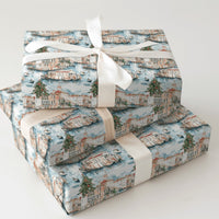 Venice Canal Gift Wrap Roll, Venice Christmas Wrapping Paper, Watercolor Italy Wrapping Paper, Holiday Travel Gift Wrap, Xmas Present Paper