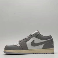 Retro Low Top Sneakers, Gray Colorway, Lace Up Design, Casual Gift for Sneaker Fans