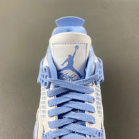 Low Top Sneakers, White Blue Colorway, Lace Up Design, Casual Gift for Sneaker Fans
