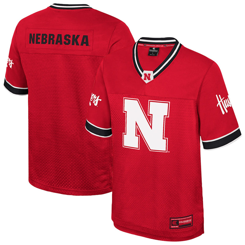 Nebraska Huskers Nothing But The Hits Football Jersey - Red