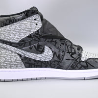 Sneakers, Black Gray Colorway, Lace Up Design, Casual Gift for Sneaker Fans