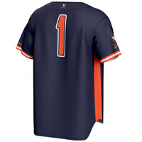 #1 Virginia Cavaliers Lightweight Baseball Jersey - Navy