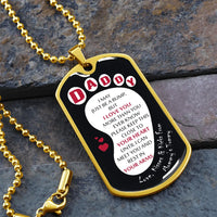 I May Just Be a Bump Baby Dog Tag Necklace, Daddy to Be Dog Tag Necklace, First Time Dad Necklace, New Dad Expectant Father Christmas Present