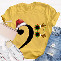 Festive Holiday Graphic T-Shirt, Christmas Santa Hat Shirt, Adorable Santa Hat Christmas Tee, Merry Xmas Party Unisex Holiday Shirt