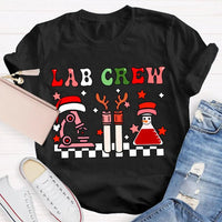 Festive Laboratory Tech Holiday Shirt, Christmas Lab Crew Science T-Shirt, Chemist Biology Xmas Tee, Science Lover Present