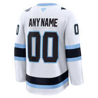 Utah Mammoth White Away Premium Custom Jersey