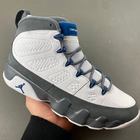 Low Top Sneakers, Blue White Gray Colorway, Lace Up Design, Casual Gift for Sneaker Fans