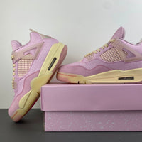 Retro Low Top Sneakers, Pink Colorway, Leather Footwear, Lace Up Design, Casual Gift for Sneaker Fans