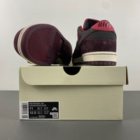 Low Top Sneakers, Burgundy Carbon Gray Colorway, Lace Up Design, Casual Gift for Sneaker Fans