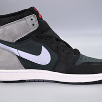 Sneakers, Green Black Gray Colorway, Reflective Detail, Lace Up Design, Casual Gift for Sneaker Fans