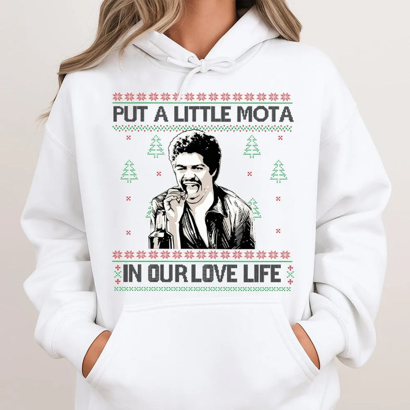 Humorous Mexican Movie Quote Holiday Hoodie, Ugly Christmas Hoodie, Retro Film Xmas Hooded Sweatshirt, Ugly Sweater Party Graphic Hoodie