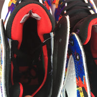 Sneakers, White Multicolor Colorway, Lace Up Design, Casual Gift for Sneaker Fans